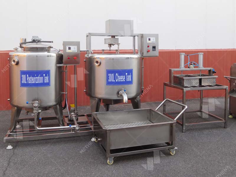 Cheese making machine