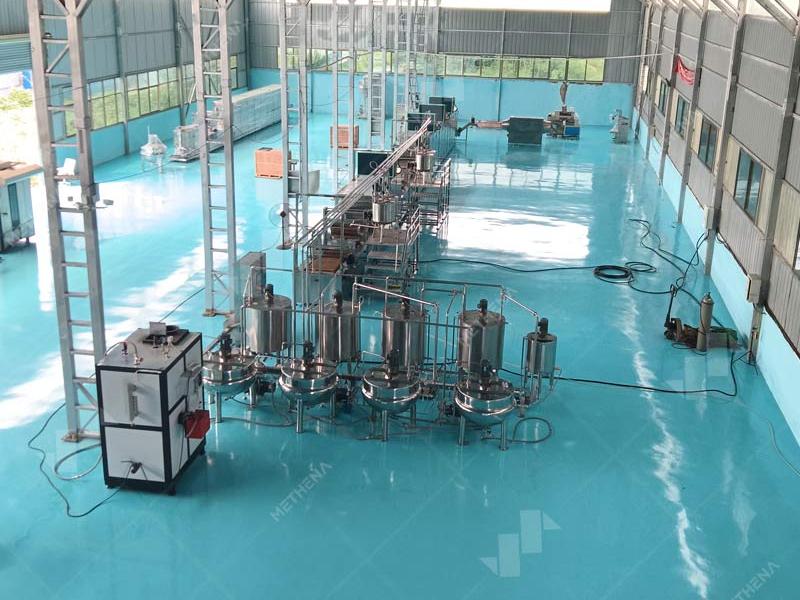 50kg/h软糖生产线成功落地叙利亚糖果工厂